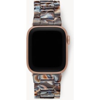 Machete Jewelry Apple Watch Band in Blue Horn - Rose Gold at Nordstrom