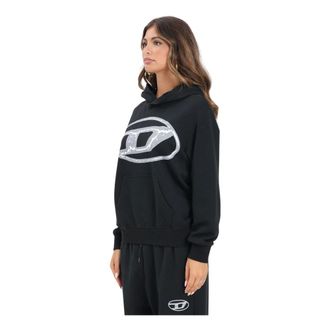 Diesel Mujer, Sudaderas, Negro, Talla: S