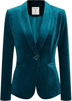 Veste de tailleur en velours rouge femme GRENAT - Grain de Malice