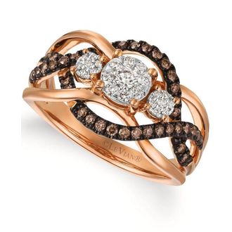 Le Vian Ladies Clusters And Composites Rings set in 14K Two Tone Gold