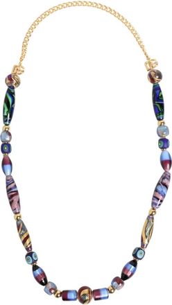 Dolce & Gabbana Multicolor Murano Glaskralen Ketting - Dames - Kettingen - Veelkleurig - ONE Size - Accessoires