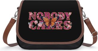 Generic Nobody Cares Fashion Womens Crossbody Bags Novelty Handbag Shoulder Bag Purse
