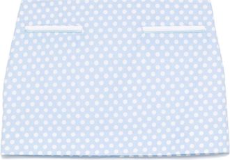 Rowen Rose Polka Dot Mini Skirt - Womens - Polyester