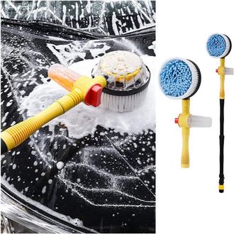 Trade Shop Trade Shop - Rotating Car Cleaning Brush With Soap Tank Long Handle Tube Connection