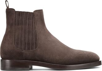 Brunello Cucinelli panelled suede ankle boots - men - Calf Suede/Leather/Calf Leather - 42.5 - Brown