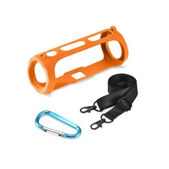OEM Funda Protectora De Silicona Impermeable + Correa Para El Cuello Para El Altavoz Inal&aacute;mbrico Flip Essential 2