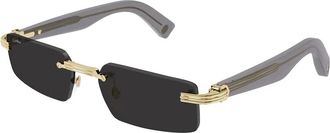 Cartier Premi&egrave;re Zonnebril - unisex - Zonnebrillen - Geel - 55 MM - Accessoires