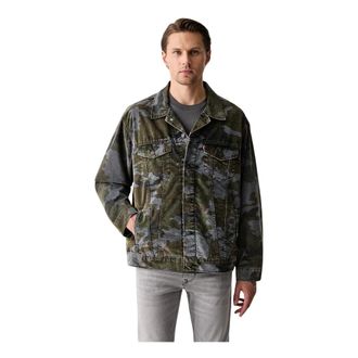 Levi's Giacca Trucker Vestibilit&agrave; Rilassata - - Jackets - Uomo - Verde - L