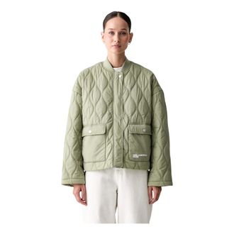 Karl Lagerfeld Dames, Jassen, Groen, Maat: XL Polyamide