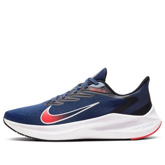 Nike Air Zoom Winflo 7 Midnight Navy Crimson CJ0291-400