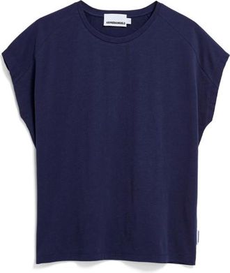Armedangels Slub Jersey T-Shirt f&uuml;r Damen | blau