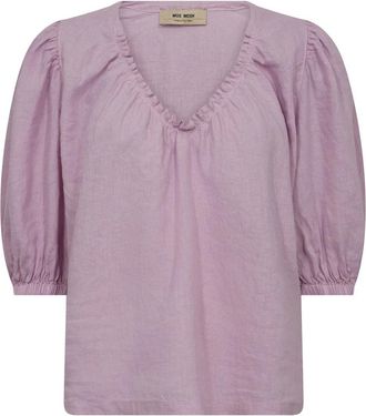 Mos Mosh Blouse - Dames - Blouses - Paars - S - Overhemden