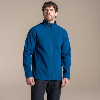 Craghoppers Heren Expert Basecamp II Soft Shell Jas (Poseidon Blauw)