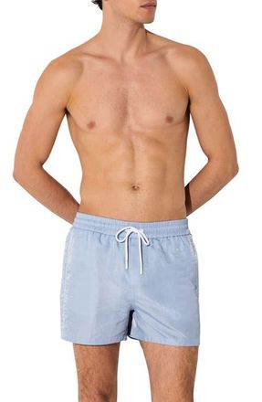Reiss Breeze Piped Nylon Swim Trunks in Soft Blue at Nordstrom, Size Xx-Large