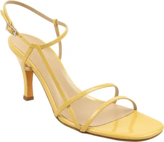 Maryam Nassir Zadeh YELLOW PATENT IRENE SANDALS