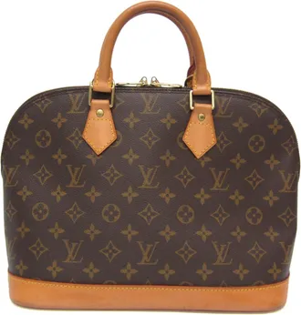 Louis Vuitton Alma Monogram Canvas Brown Canvas Handbag (Pre-Owned)