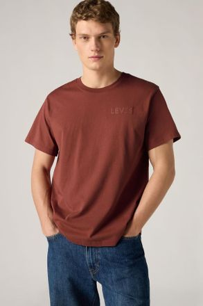 Levi's T-shirt taglio comodo - Uomo - L - Rosso / Oxblood Red Body