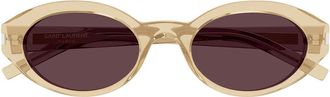 Saint Laurent Sunglasses Sl 567 007 Yellow/Purple Unisex