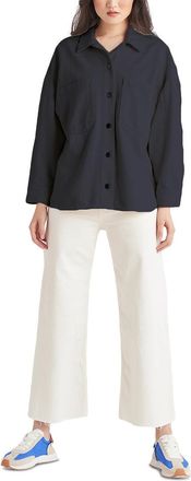 BLACK TAPE Womens Cotton Shacket - Two Pocket Design