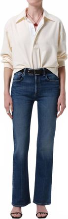 Citizens Of Humanity Vidia Bootcut Jeans In Abalone/medium Indigo