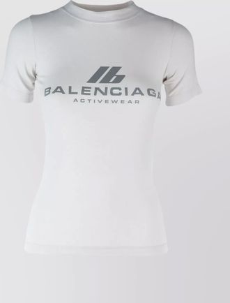 Balenciaga crew neck short sleeves top