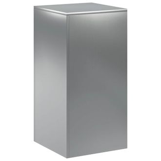 vidaXL Supporto Per Piante Argento 40 X 40 X 80 Cm Acciaio Vidaxl