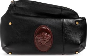 Versace Lou Small Nappa Belt Bag - Heren - Heuptassen - Zwart - ONE Size - Leer - Tassen