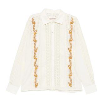 Baziszt Casual Shirts, male, White, Size: S Baziszt Shirts White