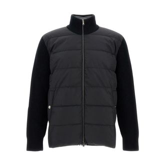 Herno Heren, Jassen, Zwart, Maat: L Wol