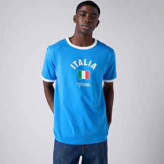 Levi's Italia Ringer Tee - Mens - 2XL - Blue