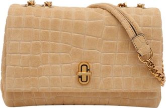 Marc Jacobs The Suede Croc Slim Dual Convertible Shoulder Bag