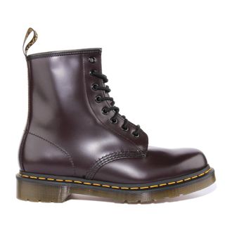 Dr. Martens Schoenen, Dames, Rood, 37 EU, Leer, 1460 Burgundy Leren Laarzen