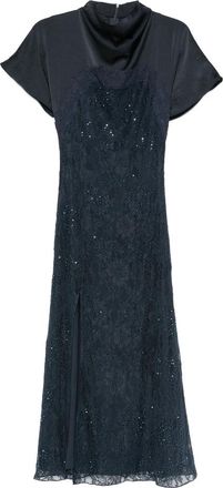 Pinko Floral-lace Sequin Dress