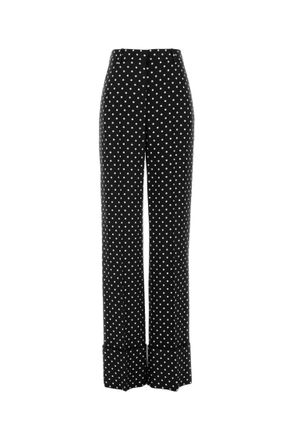 Valentino Black Printed Supergran Pant