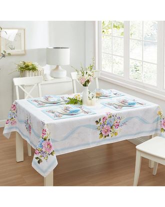 Elrene Rose Cottage Engineered Tablecloth