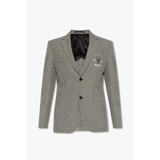 Versace Blazers, male, Multicolor, Size: L Jacket