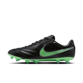 Nike Mens Tiempo Ligera Pro Firm-Ground Low-Top Soccer Cleats in Black | HQ3158-002