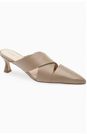 Koko + Palenki Womens Peoria Mule In Taupe Leather