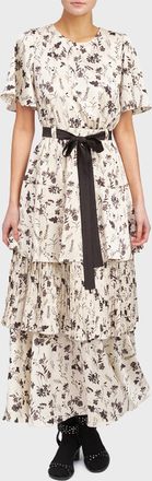 En Saison Arabella Maxi Dress In Oyster