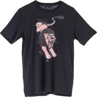 Paul Smith T-shirt Leone - Heren - T-shirts - Zwart - XL - Katoen - Tops