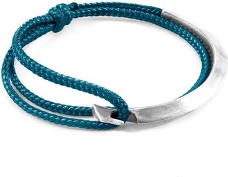 Anchor & Crew Hove Silver and Rope Bracelet