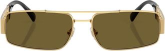 Versace Ve2257 Sunglasses - unisex - Versace - Sunglasses - Yellow - 60 MM - Accessories