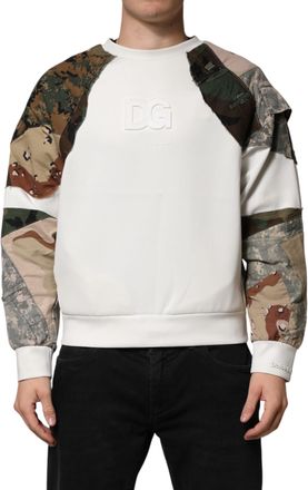 Dolce & Gabbana Multicolor Camouflage Sweatshirt Mens Sweater (Pre-Owned)