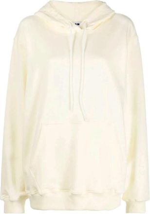 Msgm Katoenen Hoodie - Dames - Hoodies - Wit - S - Katoen - Hoodies & sweatvesten