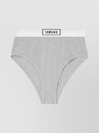Versace ribbed high-rise briefs