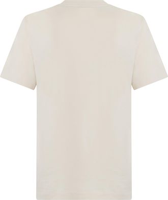 HUGO BOSS Mens Short-Sleeve Cotton T-Shirt White Open T-Shirts And Polos