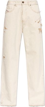 Diesel 2001 D-Macro Jeans - Heren - Regular Fit Jeans - Beige - W30 L30 - Katoen - Jeans