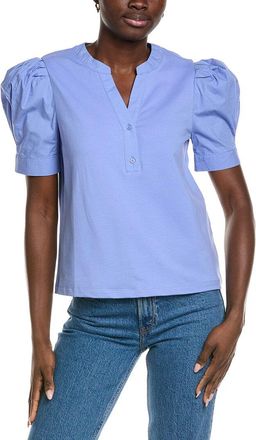 English Factory Mixed Media Top