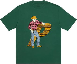 Palace FW22 Saddle Up T-Shirt Green P23TS050