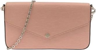Louis Vuitton Pre-owned Epi Pochette Felicie Leren Schoudertas - Dames - Vintage Schoudertas - Roze - ONE Size - Leer - Vintage